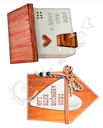 APLIQUE MDF KIT LITOARTE APM4-489 COLEÇÃO GALINHAS COUNTRY - CASINHAS