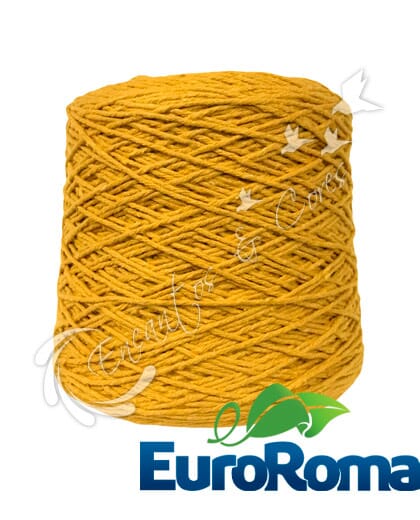 BARBANTE EUROROMA ECOLÓGICO Nº8 1 KG MOSTARDA