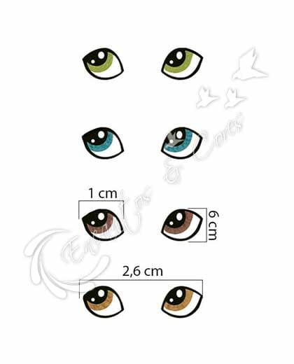 DECALQUE DQE-019 OLHOS
