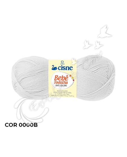 LÃ CISNE BEBE TODO DIA COATS COR 0000B