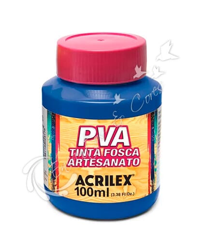 TINTA ACRILEX PVA FOSCA ARTESANATO 543 AZUL ULTRAMAR