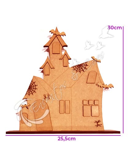 KIT HALLOWEEN ENCANTOS E CORES CASINHA ASSOMBRADA ECM657
