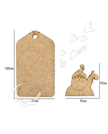 KIT TAG PAPAI NOEL P 2 UN 3mm ECM080