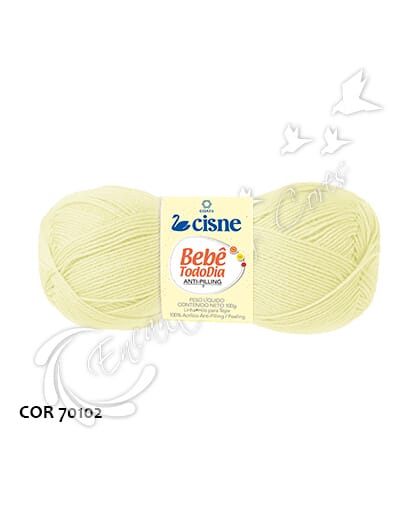 LÃ CISNE BEBE TODO DIA COATS COR 70102