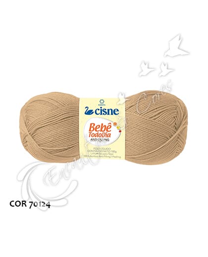 LÃ CISNE BEBE TODO DIA COATS COR 70124