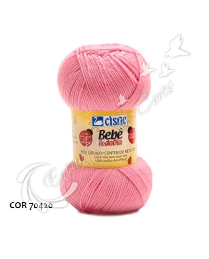 LÃ CISNE BEBE TODO DIA COATS COR 70420