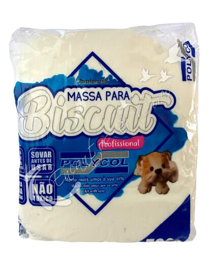 MASSA PARA BISCUIT POLYCOL BRANCO