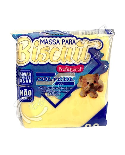 MASSA PARA BISCUIT POLYCOL MARFIM
