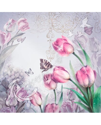 OPADECOR 30,5X30,5 FLOR TULIPAS OPA 2655