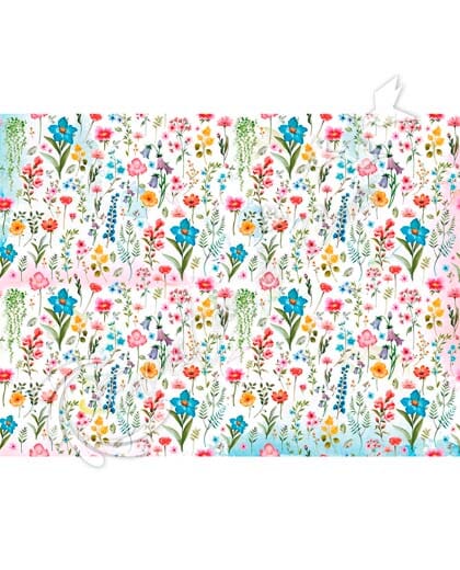 PAPEL DECOUPAGE LITOARTE PDZ-008 COLEÇÃO FLORES DO CAMPO II