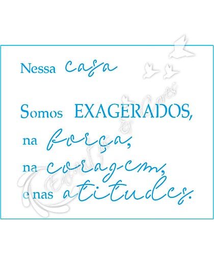 STENCIL LITOARTE STM-713 FRASE