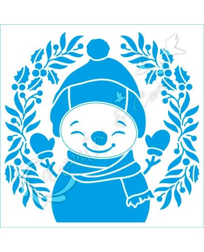 STENCIL LT STAN-020 BONECO DE NEVE