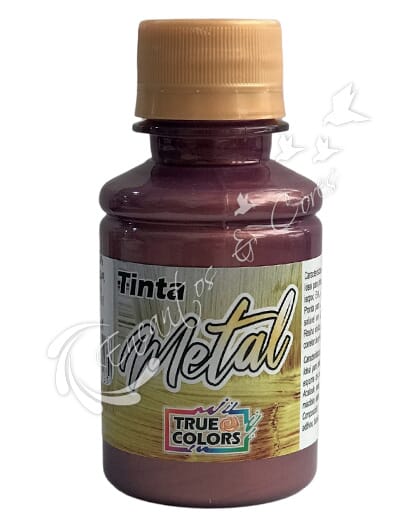 TINTA PVA METAL TRUE COLORS MARSALA DOURADA