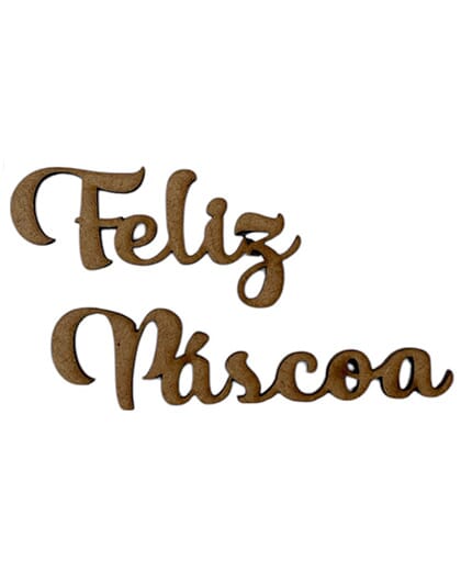 APL MDF FELIZ PÁSCOA P 3MM ECM743