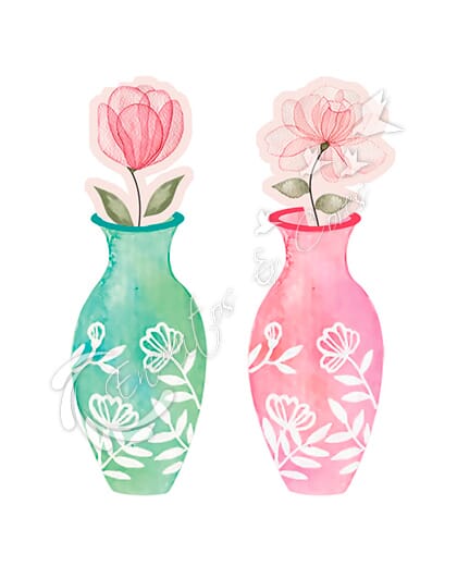 APLIQUE EM MDF KIT LITOARTE APM4-476 COLECAO MÃE AQUARELADA
