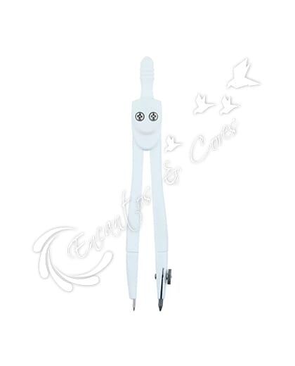 COMPASSO METÁLICO NEON BRANCO BRW