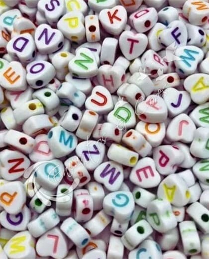 MIÇANGAS CORAÇÃO ALFABETO COLORIDO 20GR