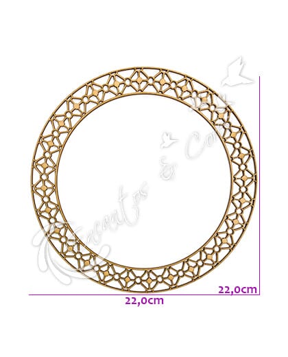MOLDURA REDONDA EM MDF ECM211