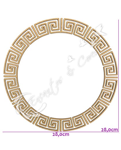 MOLDURA REDONDA EM MDF ECM218