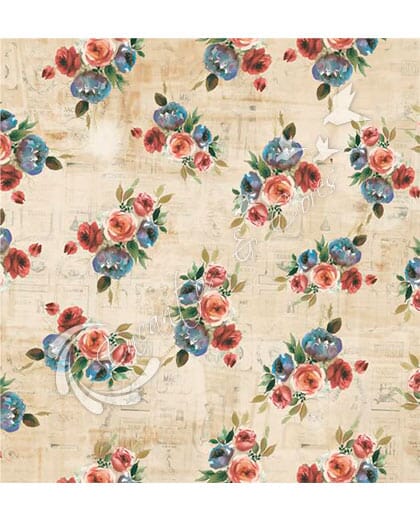 OPADECOR 30,5X30,5 UINFANTIL - FLORAL ROMANTICO 3 OPA 3243