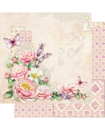 PAPEL SCRAP LITOARTE DUPLA FACE SD-1165 FLORES