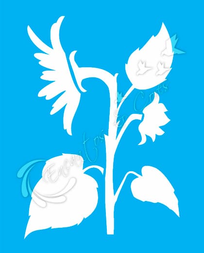 STENCIL 20X25 OPA 2061 FLOR GIRASSOL I