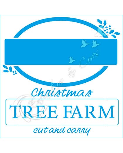 STENCIL LITOARTE STAN-022 COLECAO NATAL FARM