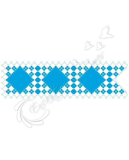 STENCIL LOARTE STGE-019 BARRADO QUADRADO
