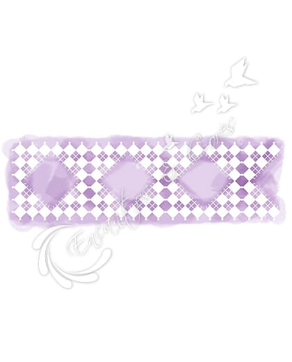 STENCIL LOARTE STGE-019 BARRADO QUADRADO