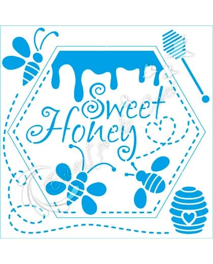 STENCIL LT STA-163 SWEET HONEY