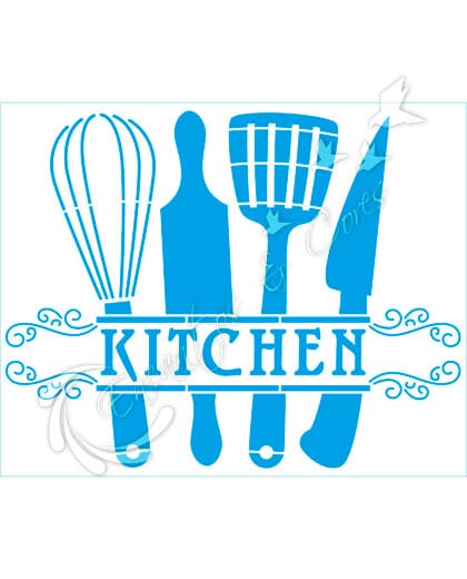STENCIL LT STR-247 KITCHEN