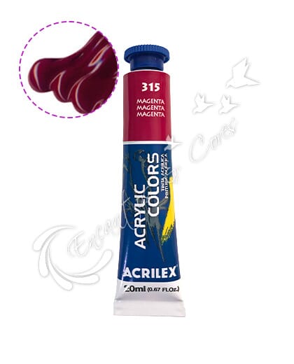 TINTA ACRYLIC ACRILEX MAGENTA 315