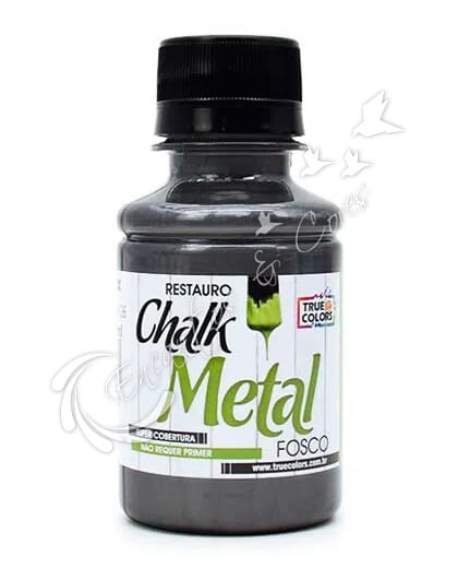 TINTA CHALK METAL TRUE COLORS PRETO ONIX 100ML
