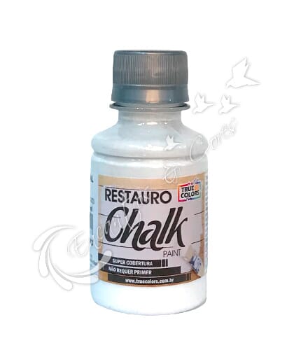 TINTA DE RESTAURO CHALK TRUE COLORS BRANCO REAL