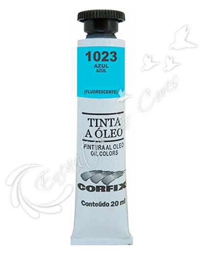 TINTA OLEO CORFIX FLUORESCENTE AZUL 1023