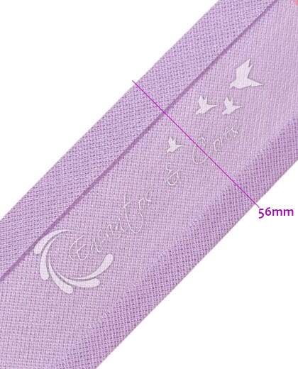 VIÉS DESTAQUE 56MM LARGO REF.9000 LISO COR-30 LILAS CANDY