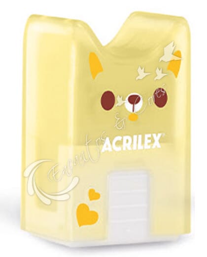 BORRACHA GATOS AMARELA ACRILEX