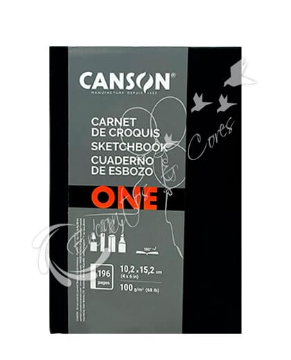 CADERNO ART BOOK ONE 98FLS A6 100GM2