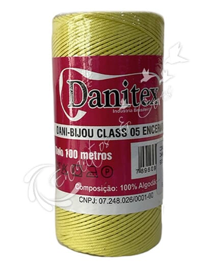 CORDÃO ENC CANARIO DANITEX 100MTS