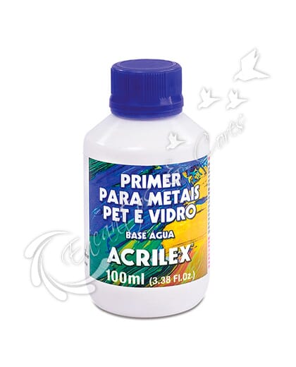 PRIMER ACRILEX PARA METAIS PET E VIDRO 100ML PRIMER ACRILEX PARA METAIS PET E VIDRO 100ML