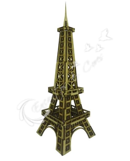 RECORTE DE MDF A LASER TORRE EIFFEL LR-400
