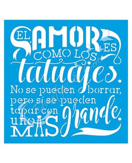 STENCIL LITOARTE STA-085 FRASES