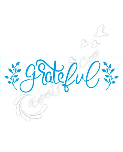 STENCIL LITOARTE STE-397 GRATEFUL