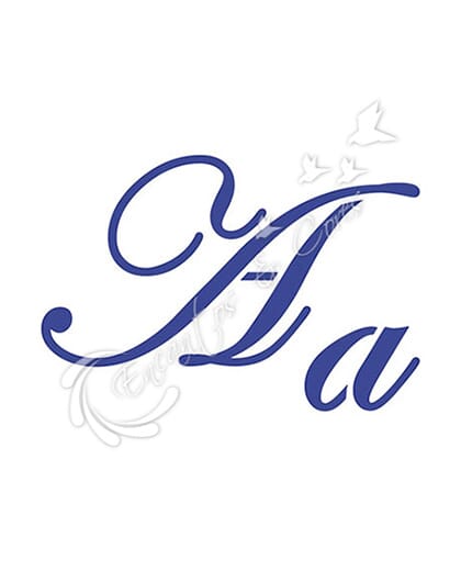 STENCIL LITOARTE STX-273 ALFABETO A
