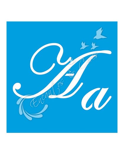 STENCIL LITOARTE STX-273 ALFABETO A