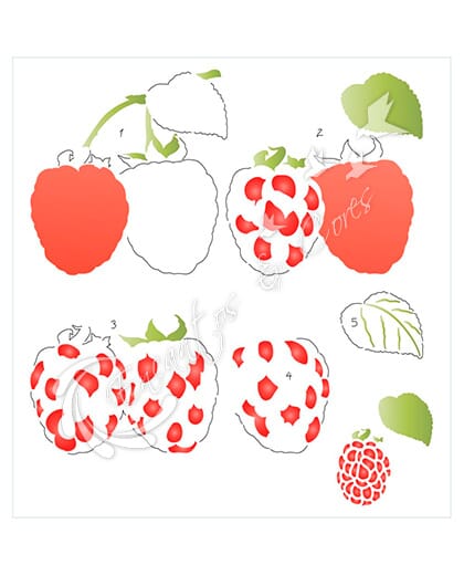 STENCIL LITOARTE STXX-215 FRUTA CONDE