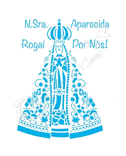 STENCIL LT STM-544 NOSSA SRA APARECIDA