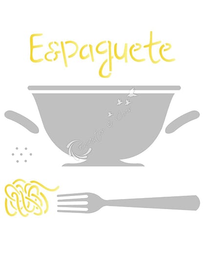 STENCIL OPA ESPAGUETE (OPA 2199)