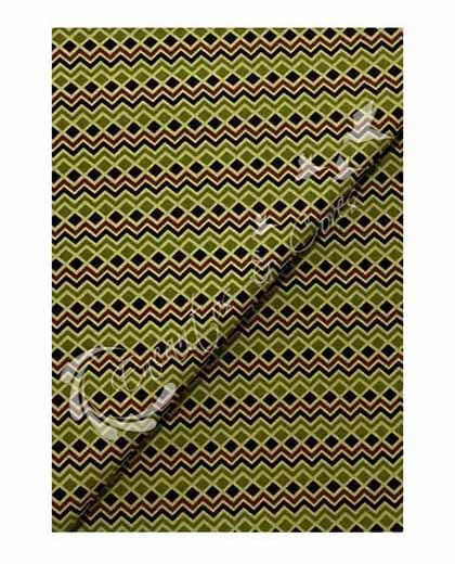 TECIDO IGARATINGA TRICOLINE COUNTRY GEOMETRIC COR 301 - 100% ALGODÃO 0.50M X 1.50M