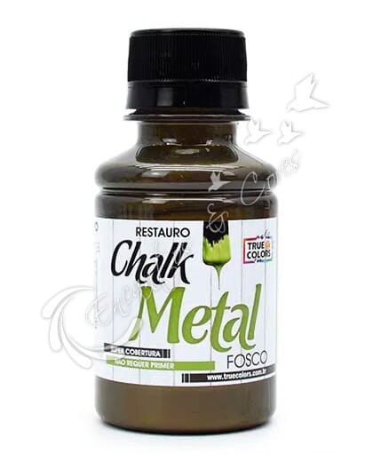 TINTA CHALK METAL TRUE COLORS OURO NEGRO 100ML
